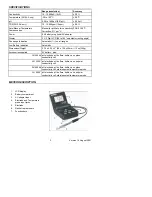 Preview for 2 page of Extech Instruments 34135-A User Manual