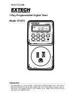Extech Instruments 375475 User Manual preview