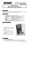 Extech Instruments 381277 Instruction Manual preview