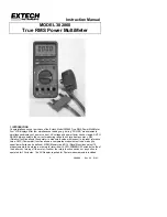 Предварительный просмотр 1 страницы Extech Instruments 382860 Instruction Manual