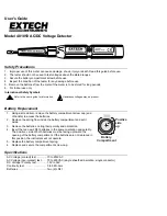 Предварительный просмотр 1 страницы Extech Instruments 401050 User Manual