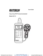 Предварительный просмотр 1 страницы Extech Instruments 407113 User Manual