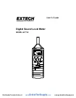 Extech Instruments 407736 User Manual preview