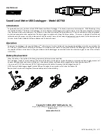 Extech Instruments 407760 User Manual preview