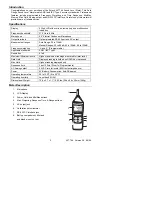 Preview for 2 page of Extech Instruments 407768 User Manual