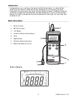 Предварительный просмотр 2 страницы Extech Instruments 407860 User Manual