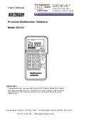 Предварительный просмотр 1 страницы Extech Instruments 422123 User Manual