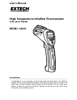 Предварительный просмотр 1 страницы Extech Instruments 42540 User Manual