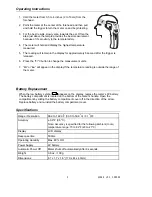 Предварительный просмотр 3 страницы Extech Instruments 42555 User Manual