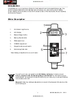 Предварительный просмотр 2 страницы Extech Instruments 461825 User Manual