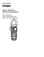 Предварительный просмотр 1 страницы Extech Instruments 700 Series User Manual