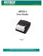 Предварительный просмотр 1 страницы Extech Instruments APEX 4 User Manual