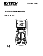 Extech Instruments AUT500 User Manual preview