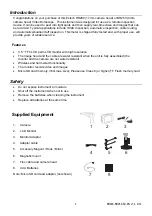 Предварительный просмотр 2 страницы Extech Instruments BR200 User Manual