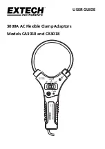 Extech Instruments CA3010 User Manual preview