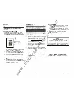 Предварительный просмотр 2 страницы Extech Instruments CB10 User Manual