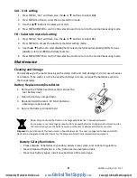 Предварительный просмотр 8 страницы Extech Instruments CG104 User Manual