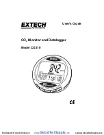 Предварительный просмотр 1 страницы Extech Instruments CO210 User Manual