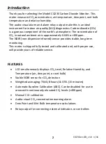 Preview for 2 page of Extech Instruments CO230 User Manual