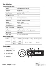 Preview for 3 page of Extech Instruments DC400 User Manual