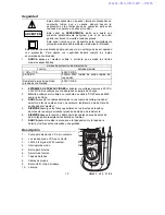 Предварительный просмотр 10 страницы Extech Instruments DM220 User Manual