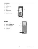 Предварительный просмотр 3 страницы Extech Instruments DT500 User Manual