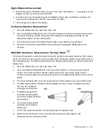 Предварительный просмотр 7 страницы Extech Instruments DT500 User Manual