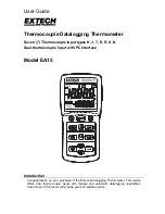 Preview for 1 page of Extech Instruments EA15 User Manual