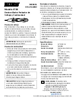 Preview for 2 page of Extech Instruments ET38 User Manual