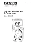 Extech Instruments EX210T User Manual preview