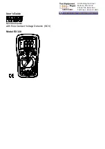 Extech Instruments EX320 User Manual preview