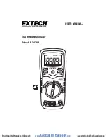 Предварительный просмотр 1 страницы Extech Instruments EX430A User Manual