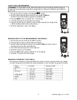 Предварительный просмотр 9 страницы Extech Instruments EX503 User Manual