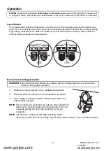 Предварительный просмотр 5 страницы Extech Instruments EX622 User Manual