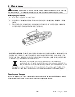 Предварительный просмотр 31 страницы Extech Instruments EX650 User Manual