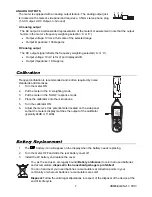 Preview for 7 page of Extech Instruments HD600 User Manual