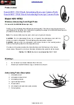 Preview for 1 page of Extech Instruments HDV-WTX2 Product Sheet