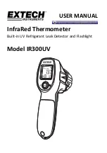 Extech Instruments IR300UV User Manual preview