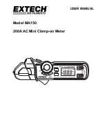 Extech Instruments MA150 User Manual предпросмотр