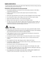 Preview for 3 page of Extech Instruments MA3110 User Manual