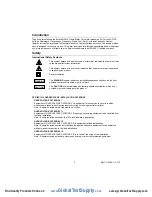 Preview for 2 page of Extech Instruments MA410T User Manual