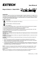 Extech Instruments MD10 User Manual preview