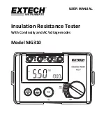 Extech Instruments MG310 User Manual предпросмотр