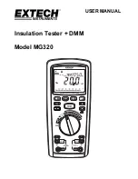 Extech Instruments MG320 User Manual предпросмотр