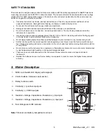 Предварительный просмотр 5 страницы Extech Instruments MG325 User Manual