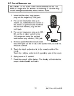 Предварительный просмотр 10 страницы Extech Instruments MN25 User Manual