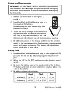 Preview for 12 page of Extech Instruments MN25 User Manual