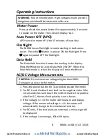 Preview for 5 page of Extech Instruments MN30 User Manual