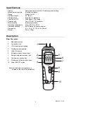 Предварительный просмотр 3 страницы Extech Instruments MO220 User Manual