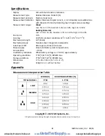 Предварительный просмотр 6 страницы Extech Instruments MO50 User Manual